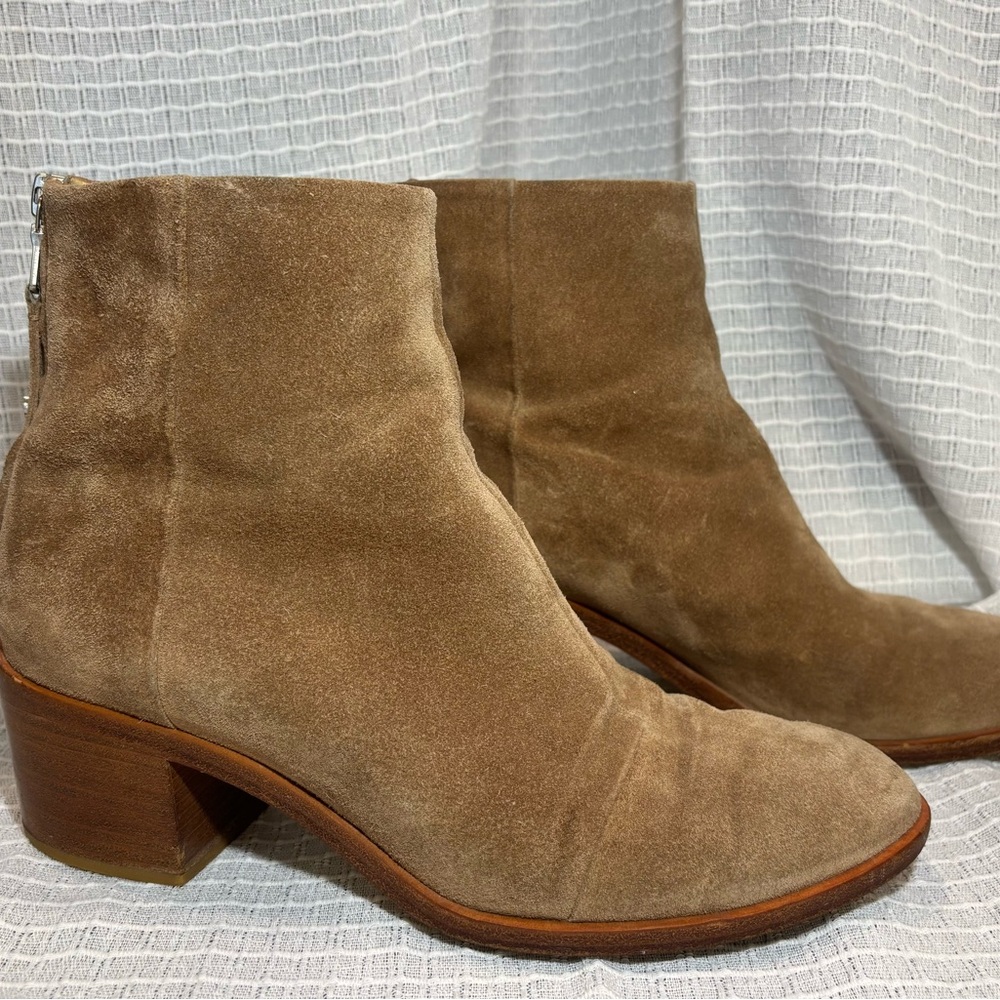 Rag & Bone Women's Tan Suede Ashby Boots